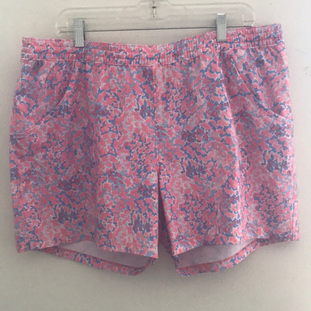 Stylish Pink and Blue Women's Shorts
